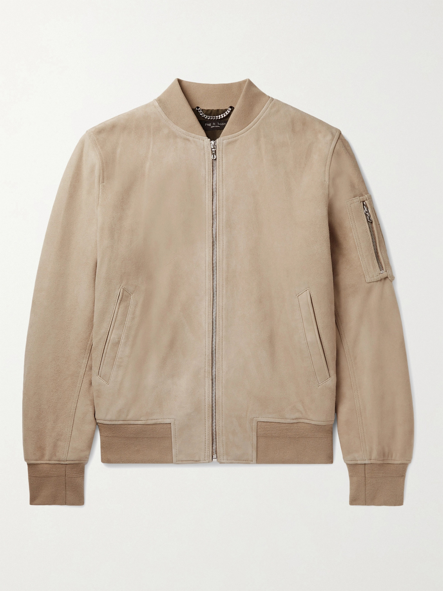 RAG-BONE-Suede-Bomber-Jacket - Timeless Fashion for men